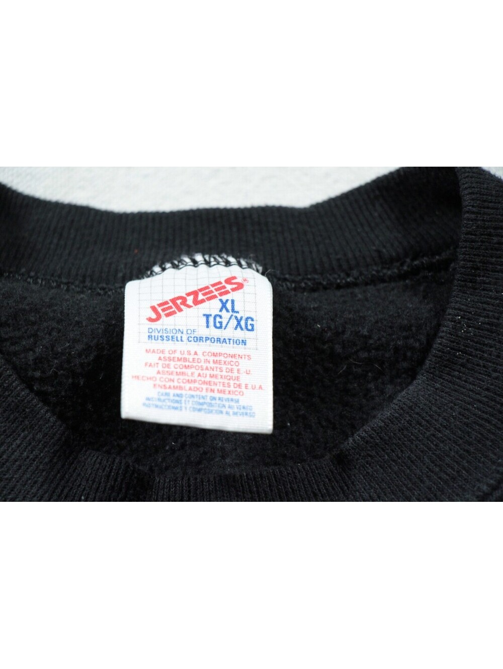 Women's Vintage 90s Fall Autumn Sweatshirt JERZEES Applique Pumpkin XL - Picture 8 of 9